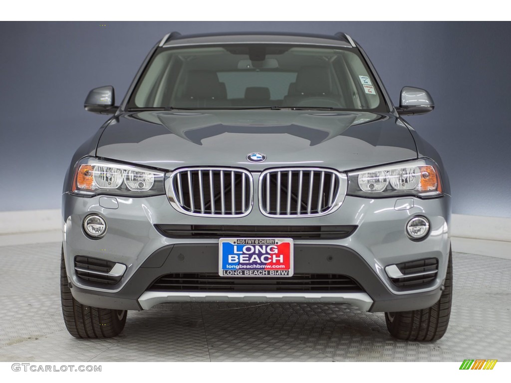 2017 X3 sDrive28i - Space Gray Metallic / Black photo #2