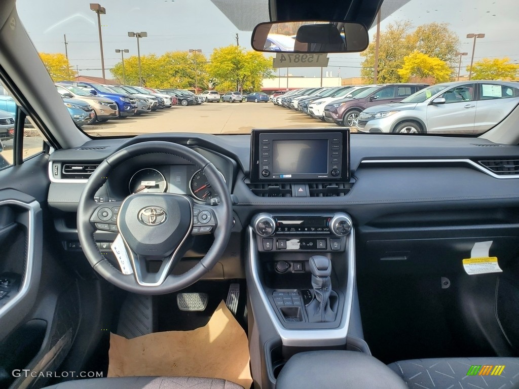 2021 Toyota RAV4 XLE AWD Black Dashboard Photo #139970006