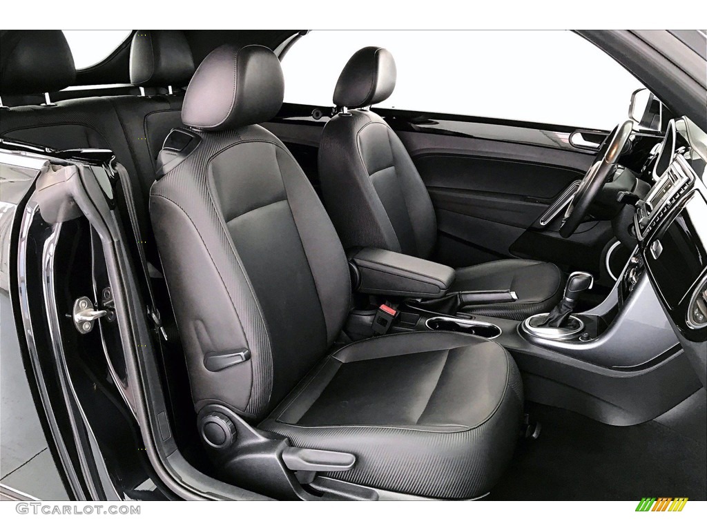 Titan Black Interior 2017 Volkswagen Beetle 1.8T S Convertible Photo #139970323