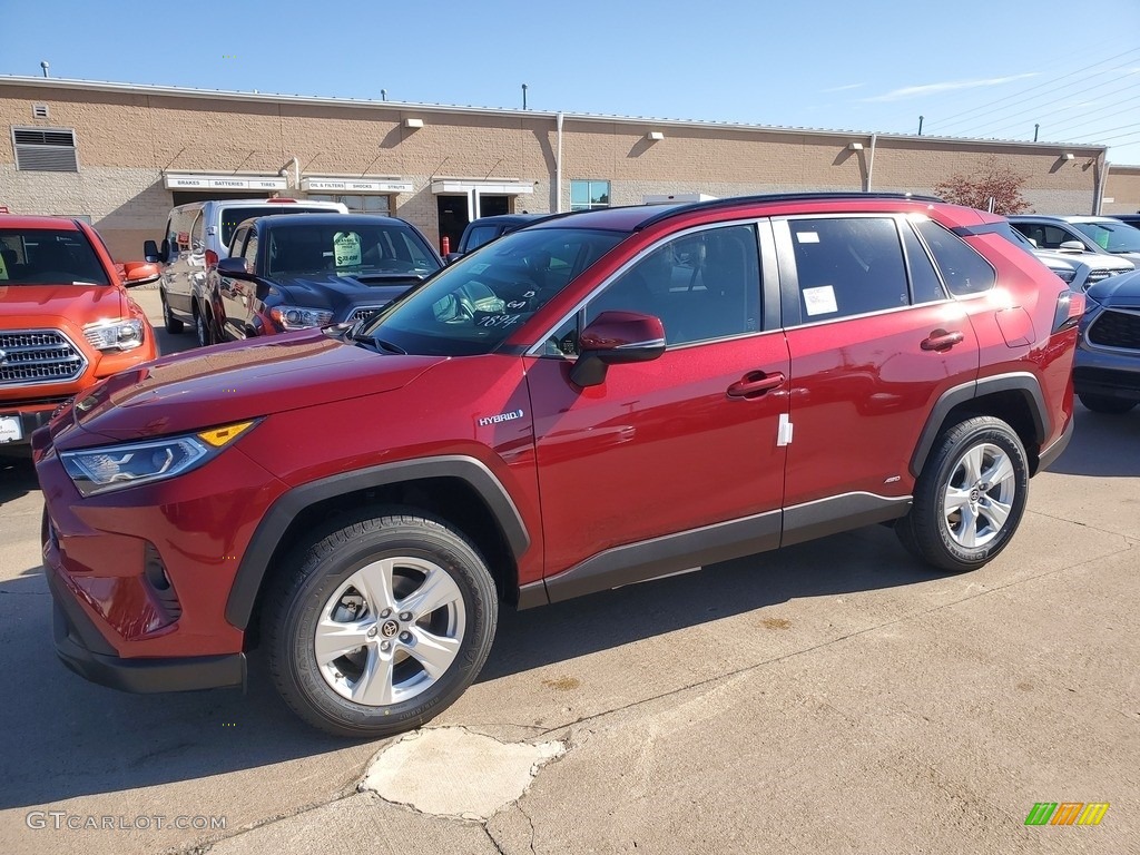 Ruby Flare Pearl 2021 Toyota RAV4 XLE AWD Hybrid Exterior Photo #139970449
