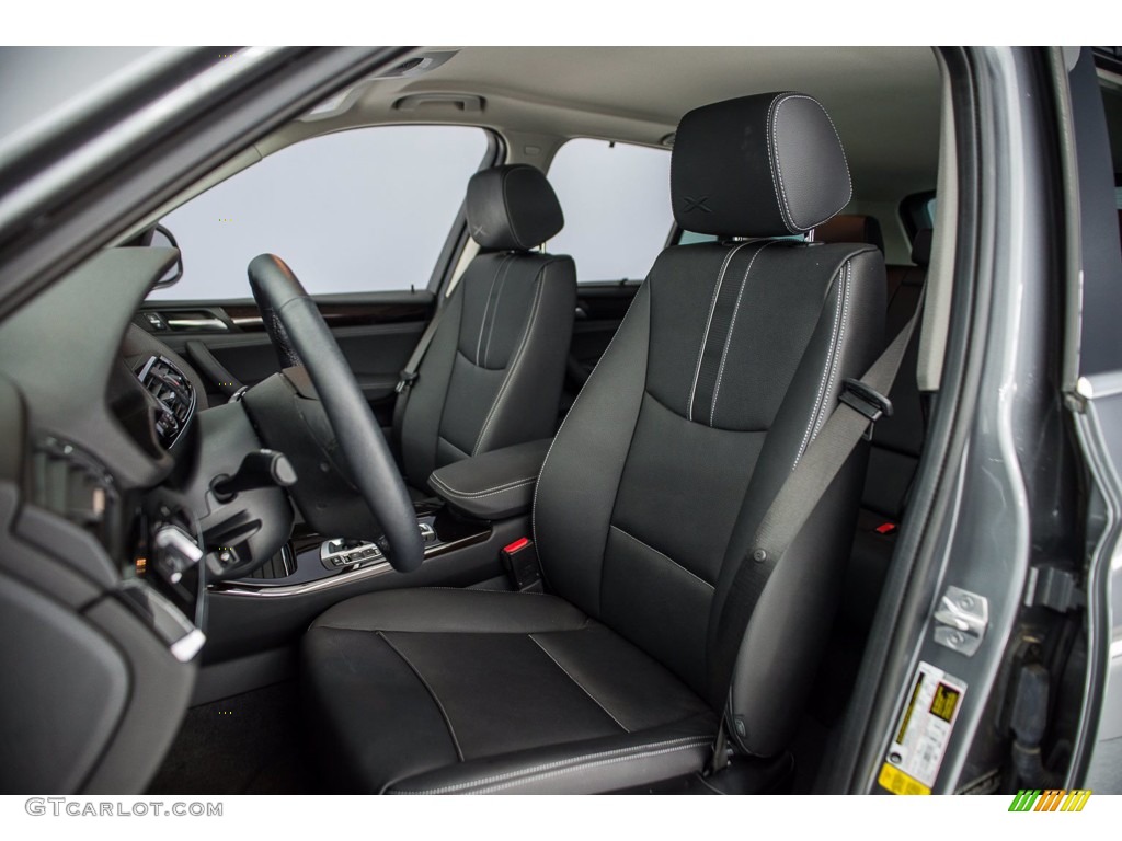 2017 X3 sDrive28i - Space Gray Metallic / Black photo #26