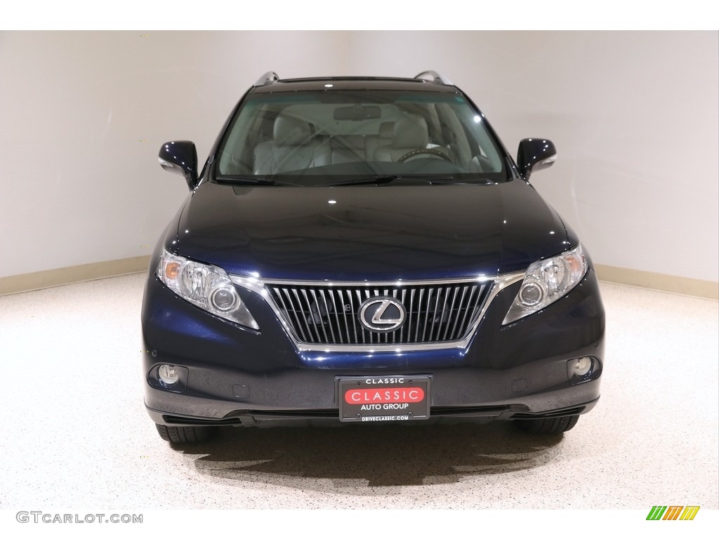 2010 RX 350 AWD - Black Sapphire Pearl / Light Gray/Espresso Birds-Eye Maple photo #2