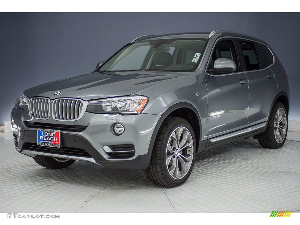 2017 X3 sDrive28i - Space Gray Metallic / Black photo #29
