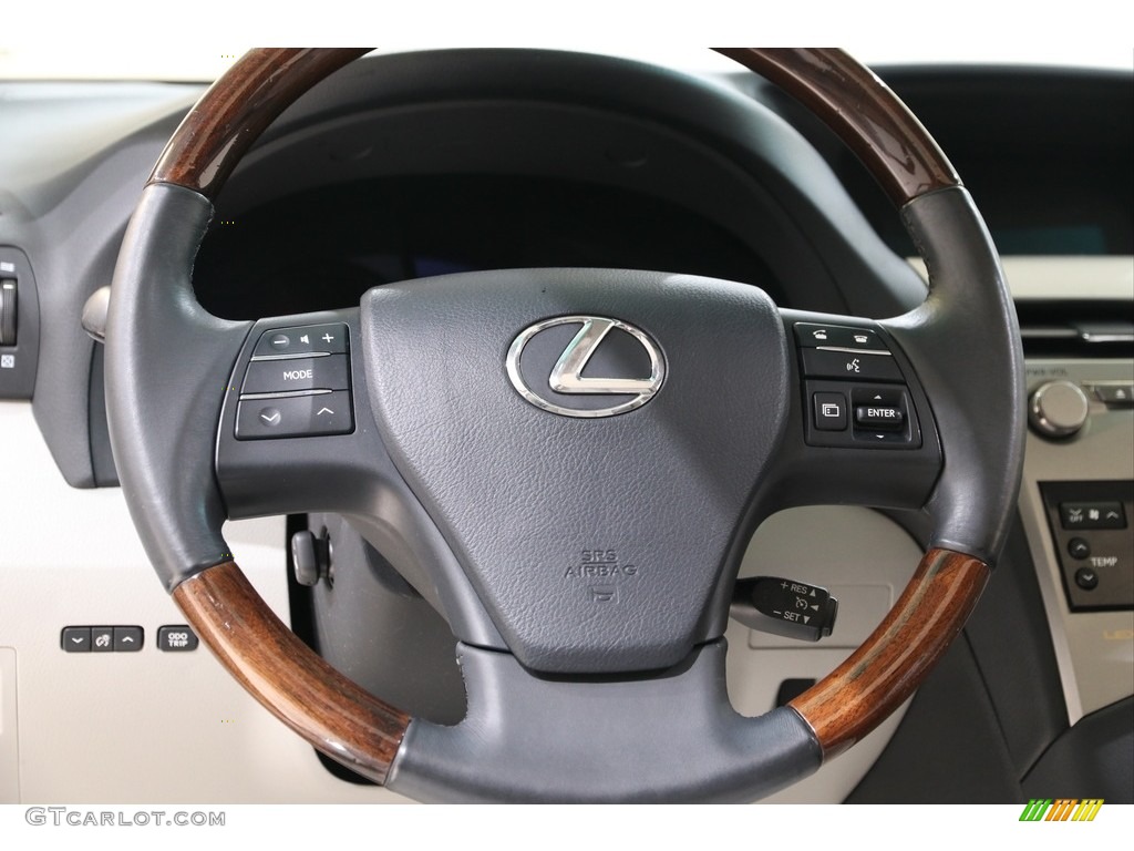 2010 RX 350 AWD - Black Sapphire Pearl / Light Gray/Espresso Birds-Eye Maple photo #7