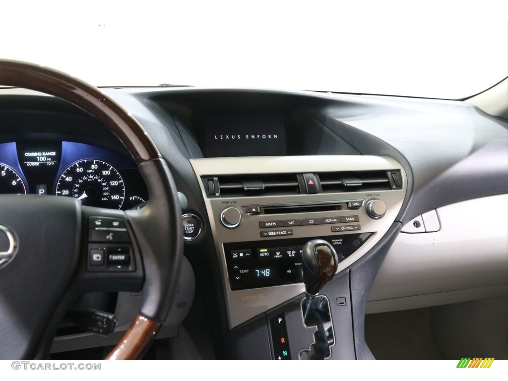 2010 RX 350 AWD - Black Sapphire Pearl / Light Gray/Espresso Birds-Eye Maple photo #10