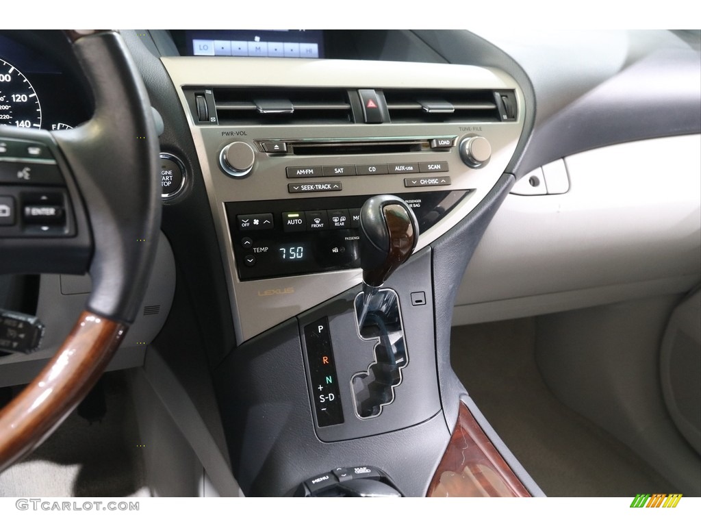 2010 RX 350 AWD - Black Sapphire Pearl / Light Gray/Espresso Birds-Eye Maple photo #16