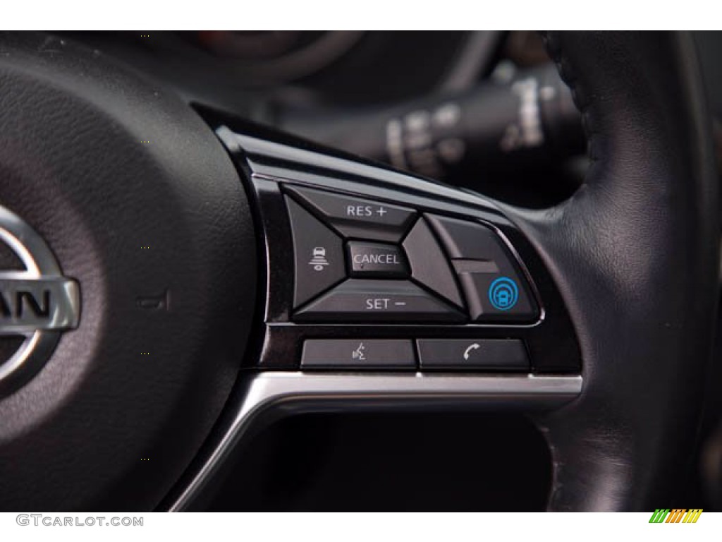 2019 Nissan Altima SL Charcoal Steering Wheel Photo #139971337