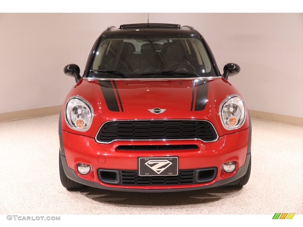 2014 Cooper S Countryman All4 AWD - Blazing Red Metallic / Carbon Black photo #2
