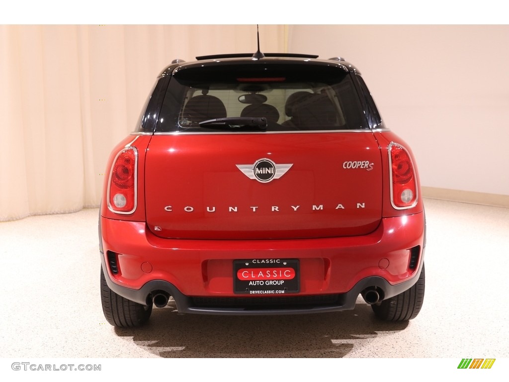 2014 Cooper S Countryman All4 AWD - Blazing Red Metallic / Carbon Black photo #16