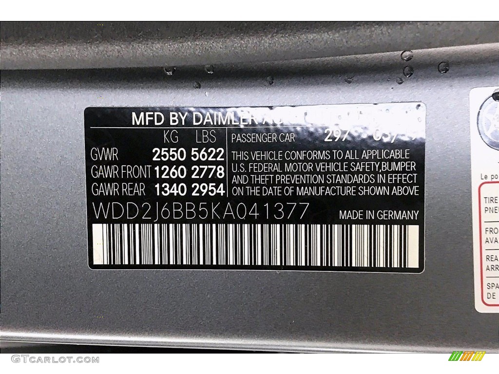 2019 CLS AMG 53 4Matic Coupe - designo Selenite Grey Magno (Matte) / Black photo #33
