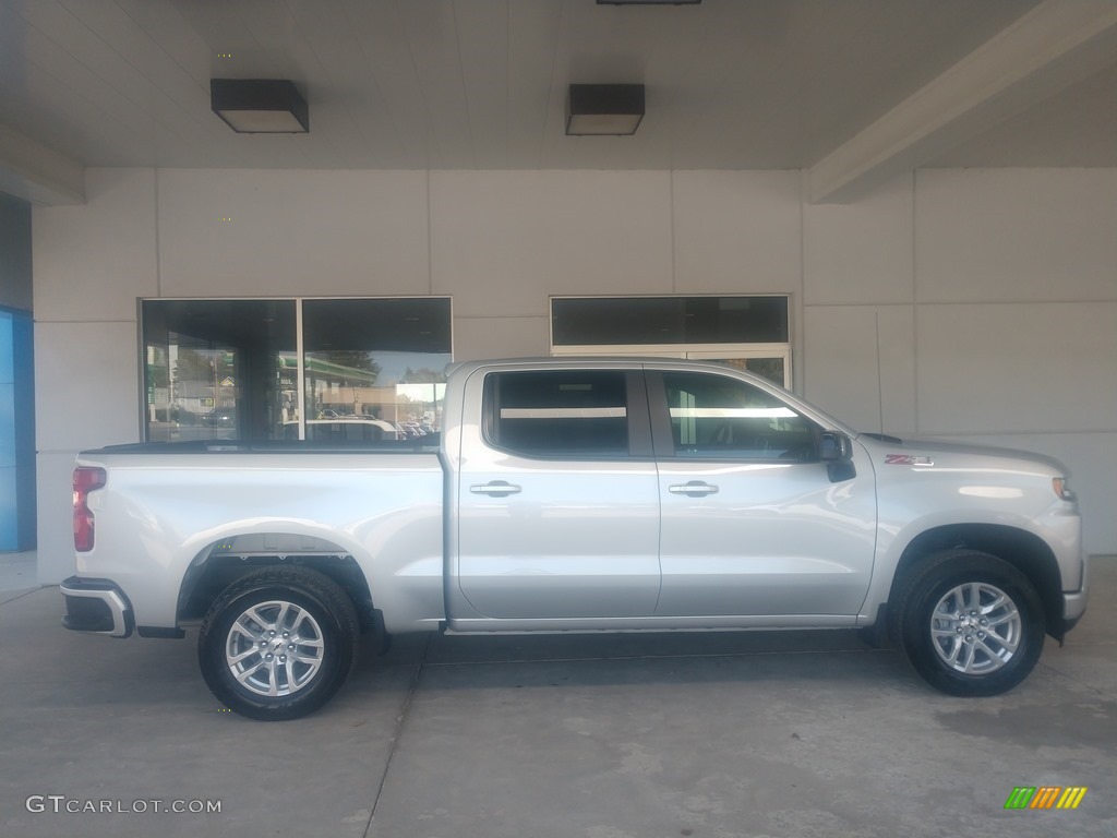 2020 Silverado 1500 RST Crew Cab 4x4 - Silver Ice Metallic / Jet Black photo #3