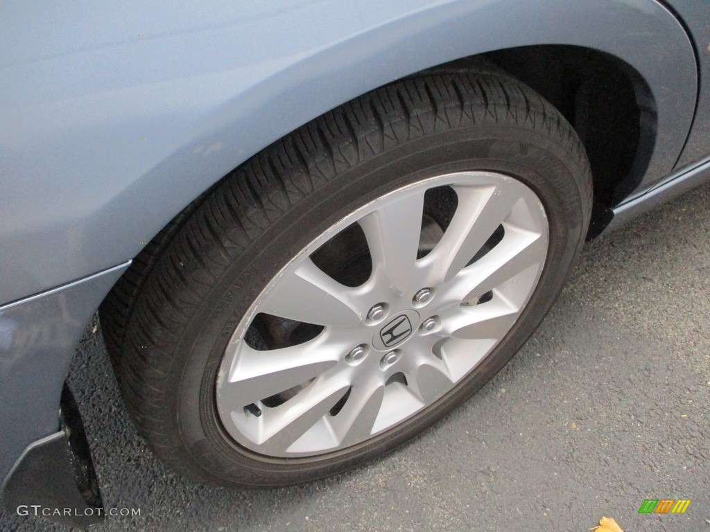 2007 Accord EX-L V6 Sedan - Cool Blue Metallic / Gray photo #6