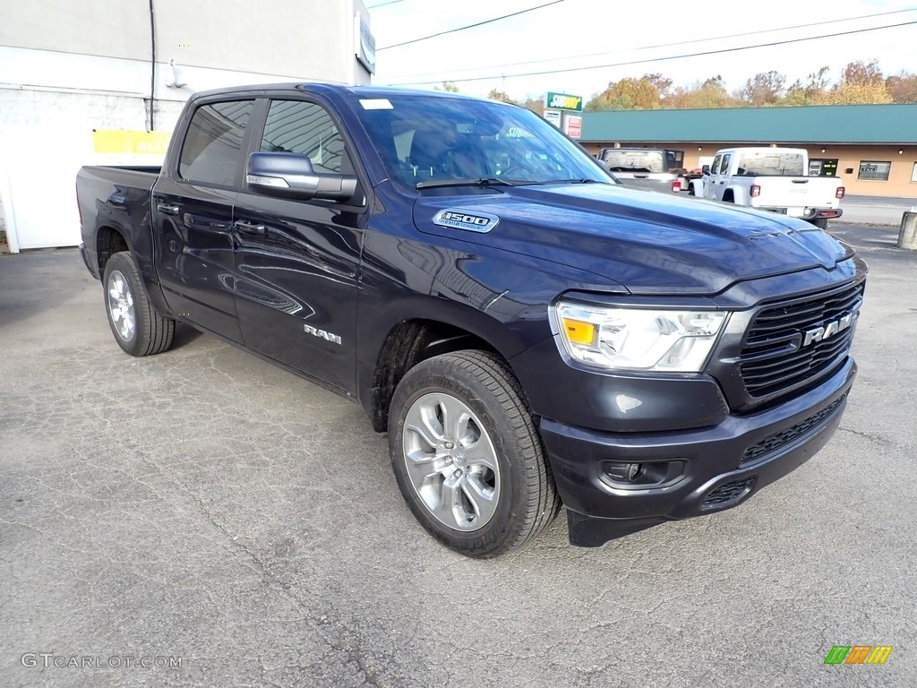 Maximum Steel Metallic 2021 Ram 1500 Big Horn Crew Cab 4x4 Exterior Photo #139972660