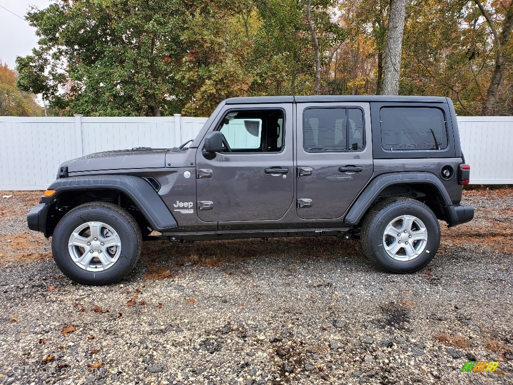 Granite Crystal Metallic 2021 Jeep Wrangler Unlimited Sport 4x4 Exterior Photo #139972951