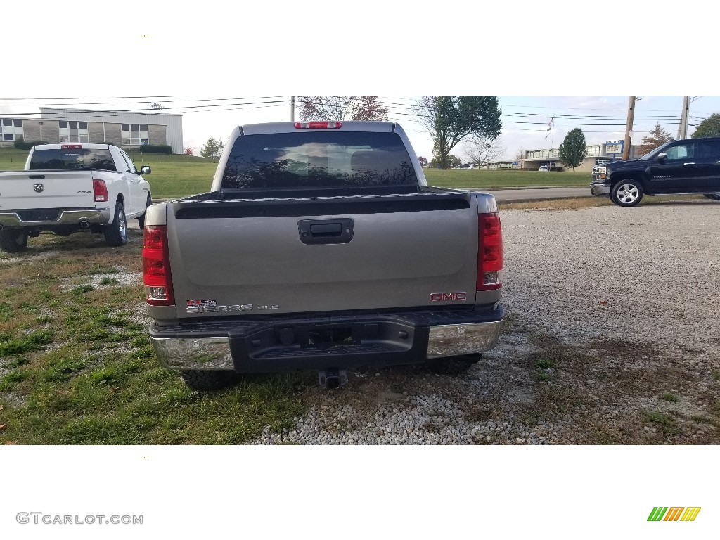 2013 Sierra 1500 SLE Crew Cab 4x4 - Steel Gray Metallic / Ebony photo #6