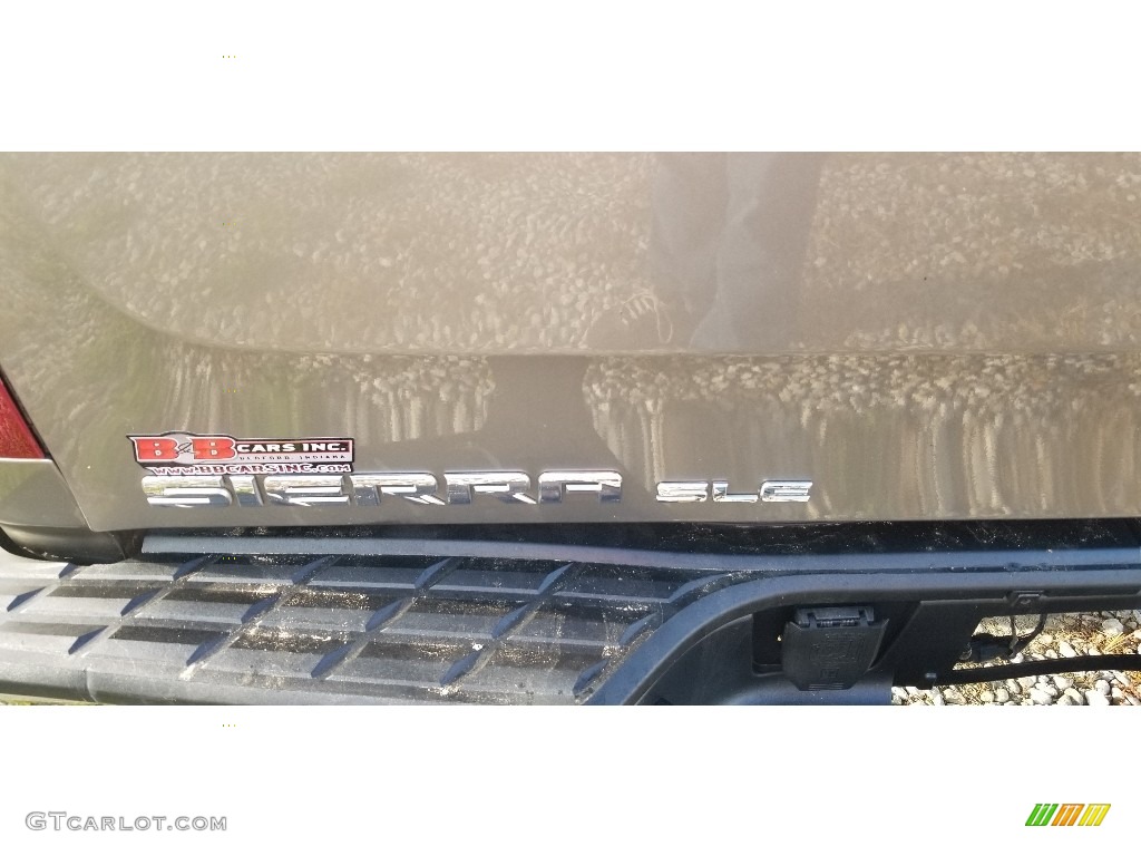 2013 Sierra 1500 SLE Crew Cab 4x4 - Steel Gray Metallic / Ebony photo #12