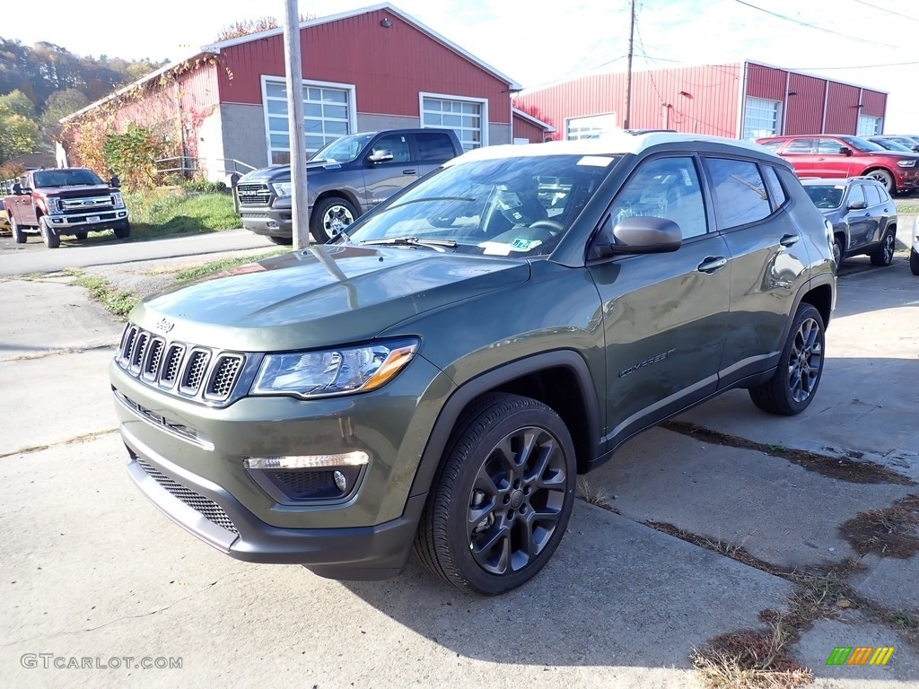 2021 Compass 80th Special Edition 4x4 - Olive Green Pearl / Black photo #1