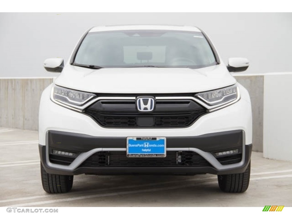 2020 CR-V EX AWD Hybrid - Platinum White Pearl / Black photo #3