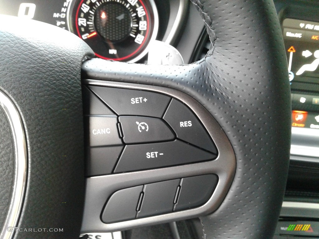 2020 Dodge Challenger R/T Scat Pack Widebody Black w/Alcantara Steering Wheel Photo #139975321