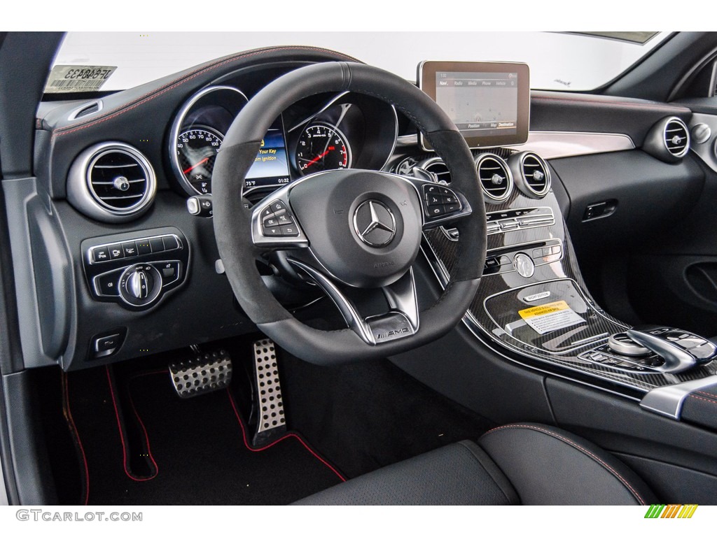 Black Interior 2018 Mercedes-Benz C 43 AMG 4Matic Cabriolet Photo #139975438