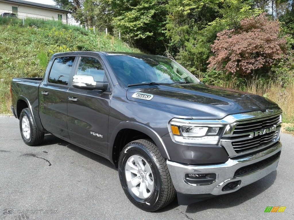 Granite Crystal Metallic 2021 Ram 1500 Laramie Crew Cab 4x4 Exterior Photo #139975699