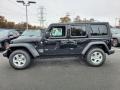 2021 Black Jeep Wrangler Unlimited Sport 4x4  photo #3