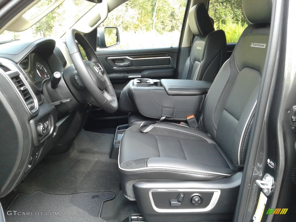 Black Interior 2021 Ram 1500 Laramie Crew Cab 4x4 Photo #139975912