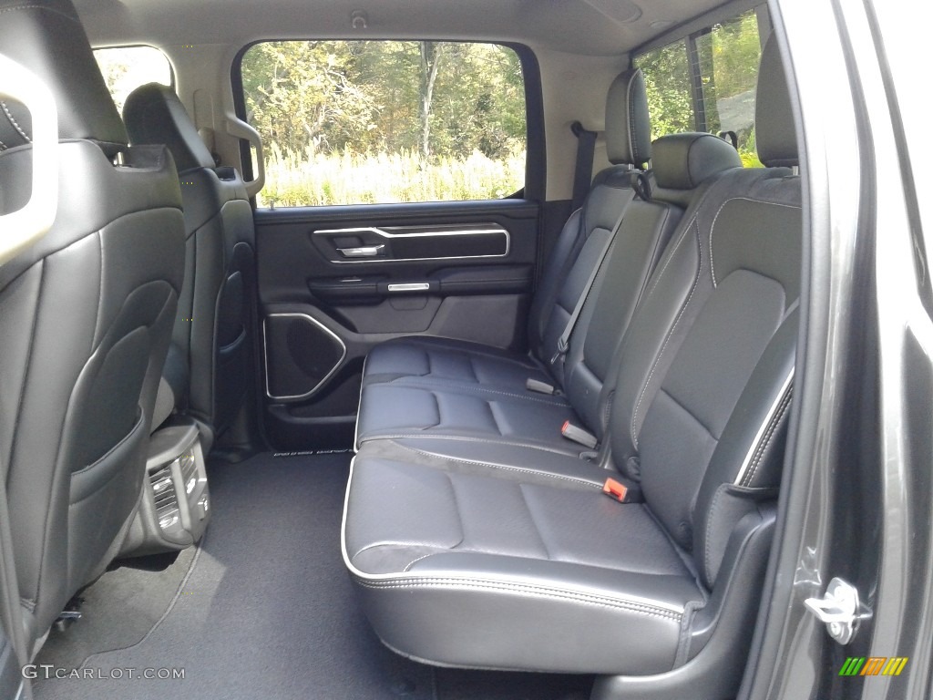 Black Interior 2021 Ram 1500 Laramie Crew Cab 4x4 Photo #139975993