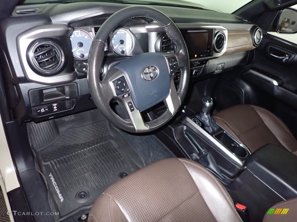 Limited Hickory Interior 2016 Toyota Tacoma Limited Double Cab 4x4 Photo #139976005