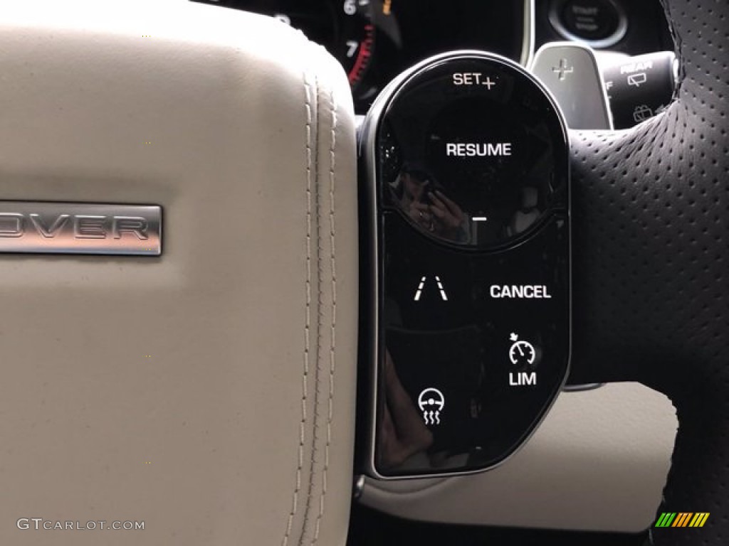 2021 Land Rover Range Rover Sport HSE Silver Edition Ivory/Ebony Steering Wheel Photo #139976371