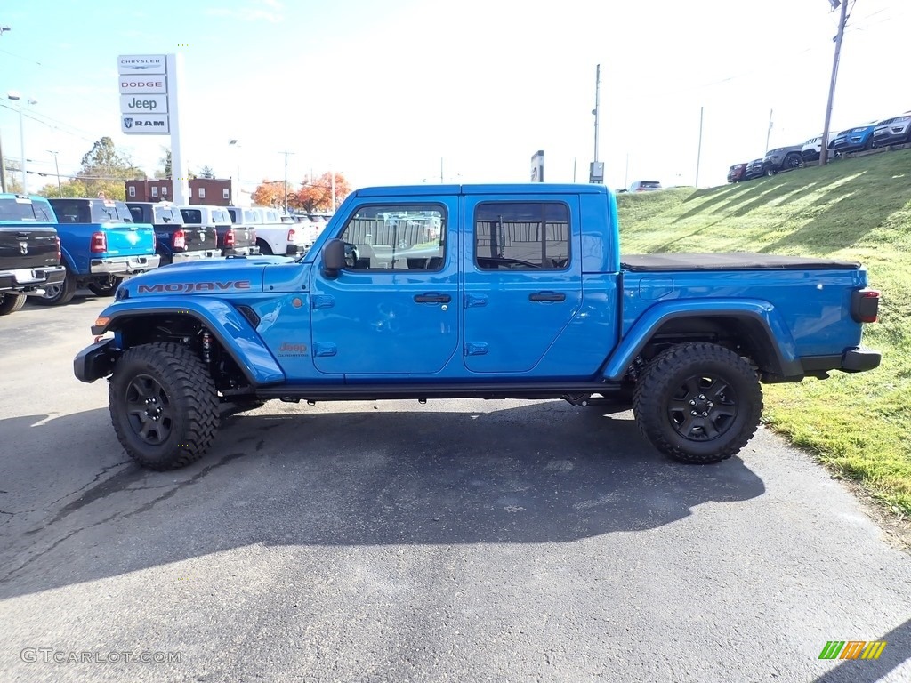 2020 Gladiator Mojave 4x4 - Hydro Blue Pearl / Black/Steel Gray photo #2