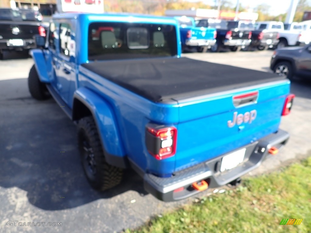 2020 Gladiator Mojave 4x4 - Hydro Blue Pearl / Black/Steel Gray photo #3