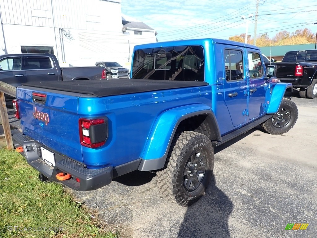 2020 Gladiator Mojave 4x4 - Hydro Blue Pearl / Black/Steel Gray photo #5