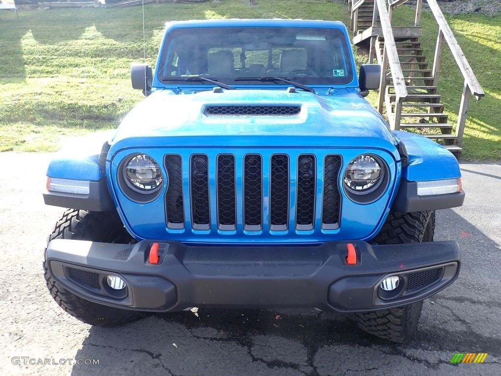 2020 Gladiator Mojave 4x4 - Hydro Blue Pearl / Black/Steel Gray photo #8
