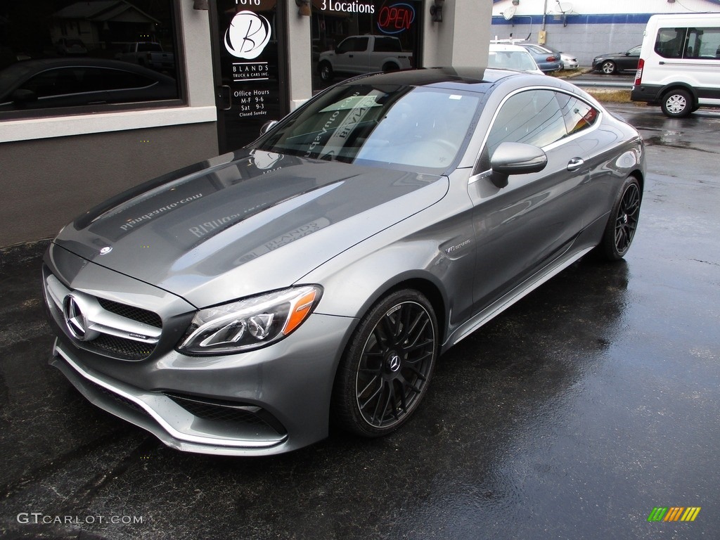 Selenite Grey Metallic 2017 Mercedes-Benz C 63 AMG Coupe Exterior Photo #139977208