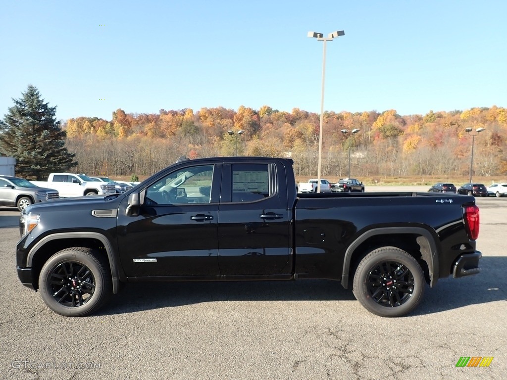 Onyx Black 2021 GMC Sierra 1500 Elevation Double Cab 4WD Exterior Photo #139977439