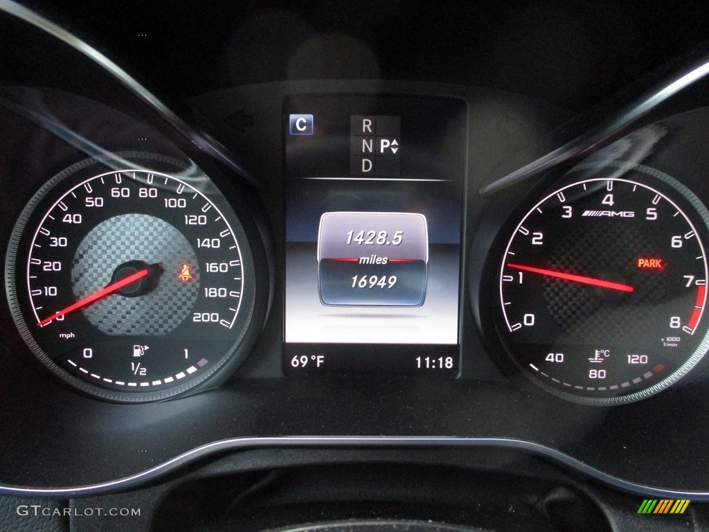 2017 Mercedes-Benz C 63 AMG Coupe Gauges Photo #139977478