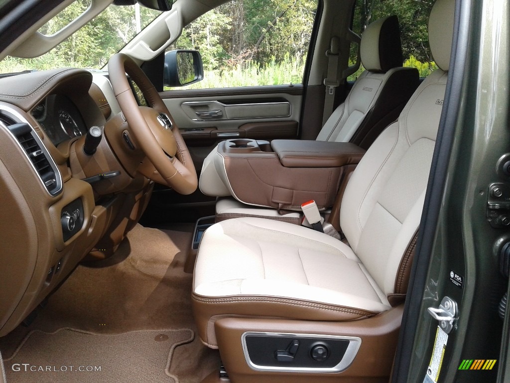 Light Frost Beige/Mountain Brown Interior 2021 Ram 1500 Laramie Crew Cab 4x4 Photo #139977610