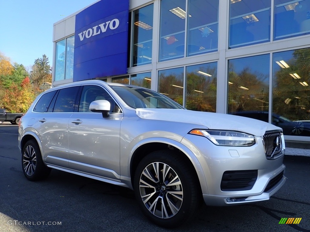 Bright Silver Metallic 2021 Volvo XC90 T6 AWD Momentum Exterior Photo #139977790