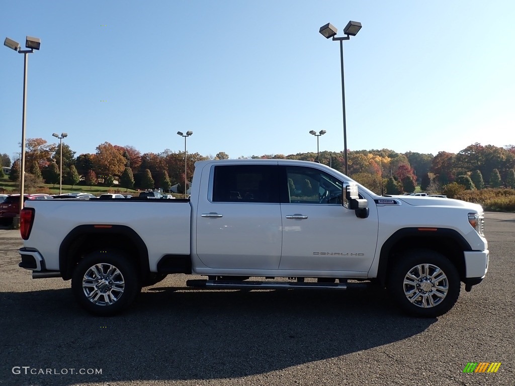 2020 Sierra 2500HD Denali Crew Cab 4WD - White Frost Tricoat / Jet Black photo #4