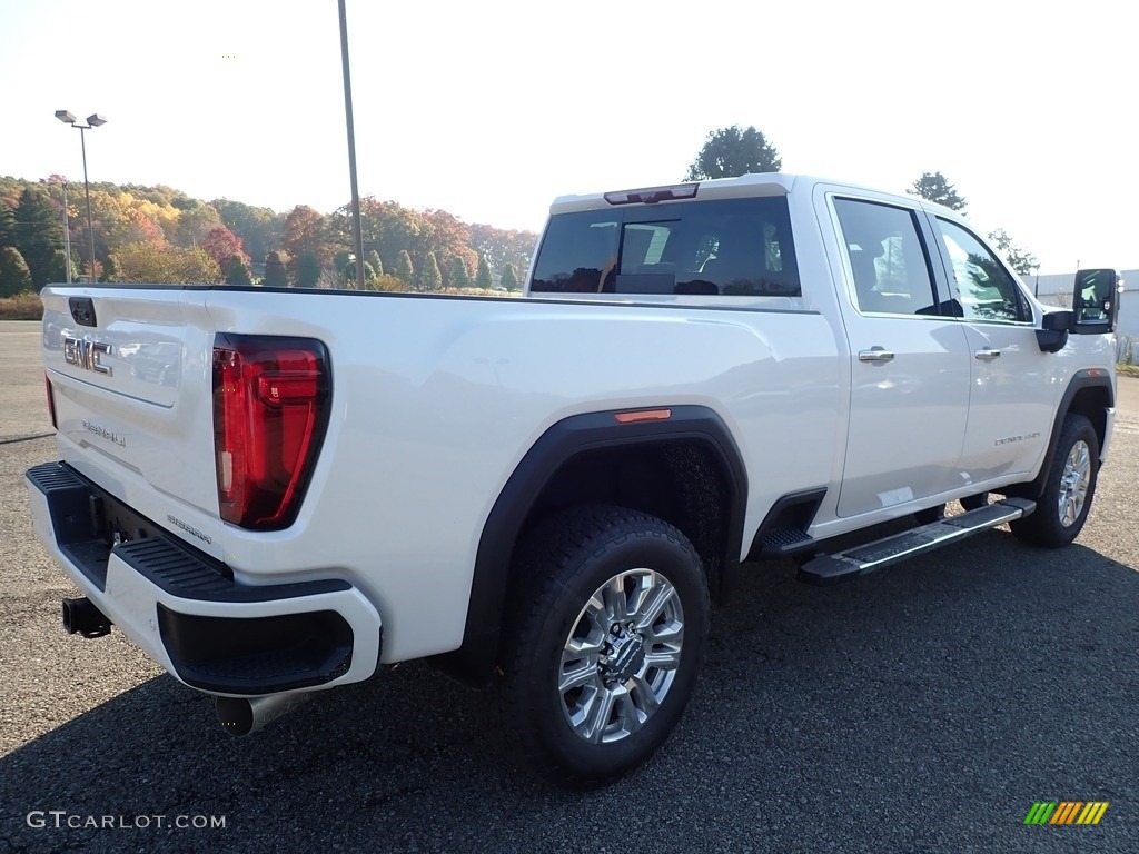 2020 Sierra 2500HD Denali Crew Cab 4WD - White Frost Tricoat / Jet Black photo #5