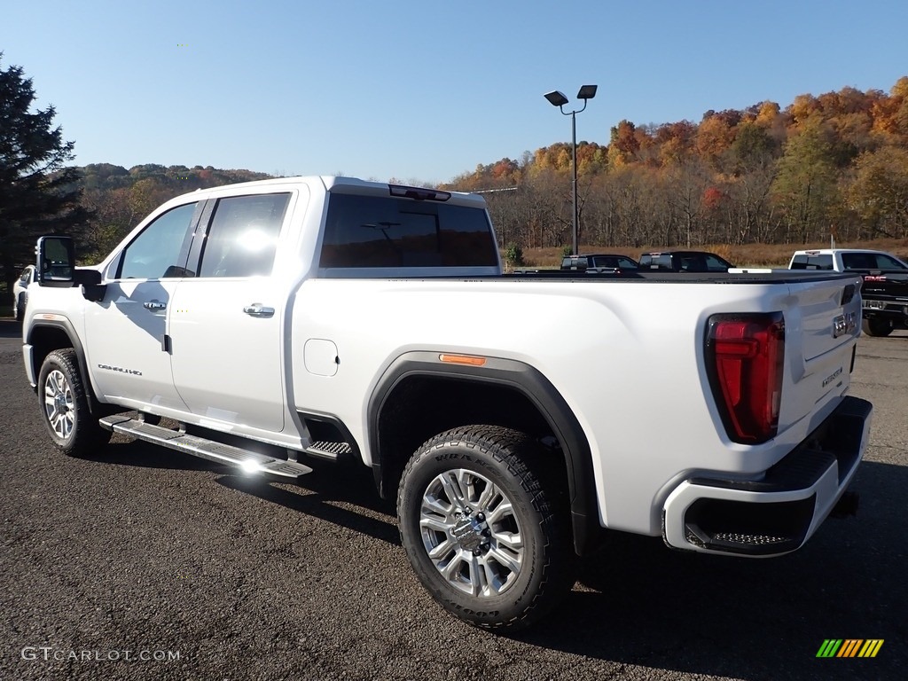 2020 Sierra 2500HD Denali Crew Cab 4WD - White Frost Tricoat / Jet Black photo #7