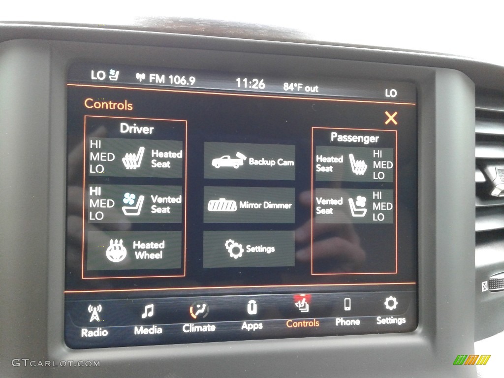 2021 Ram 1500 Laramie Crew Cab 4x4 Controls Photo #139977964