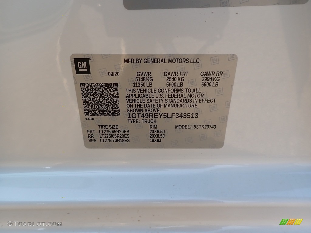 2020 Sierra 2500HD Denali Crew Cab 4WD - White Frost Tricoat / Jet Black photo #10