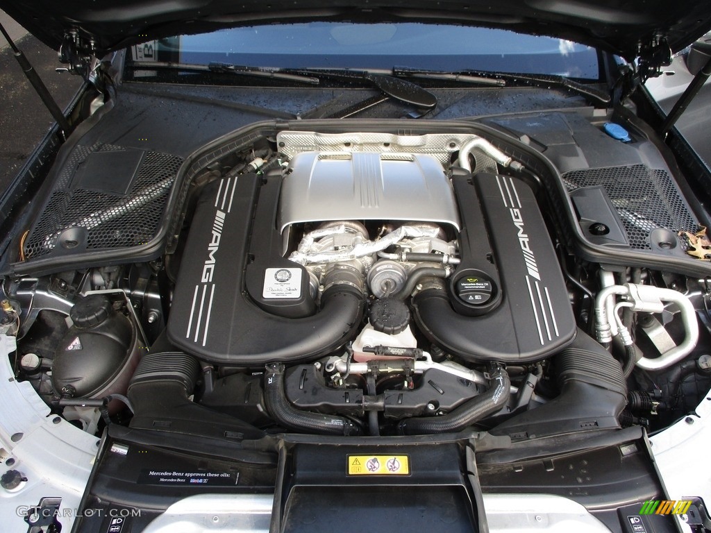 2017 Mercedes-Benz C 63 AMG Coupe 4.0 Liter AMG DI biturbo DOHC 32-Valve VVT V8 Engine Photo #139978114