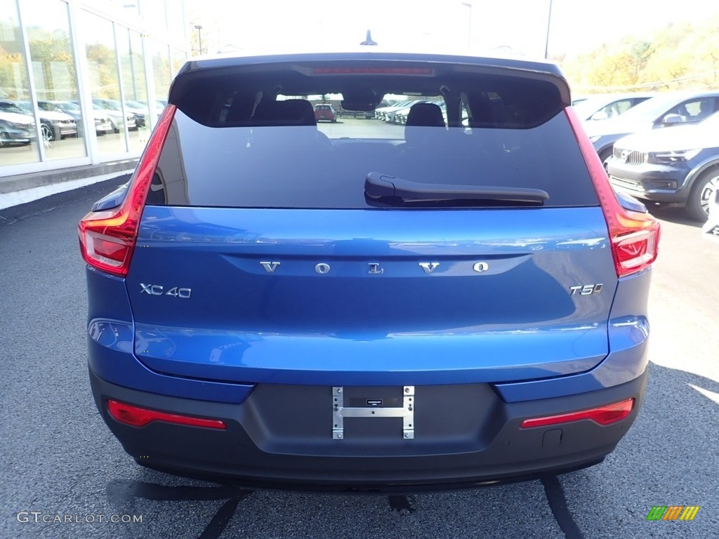2021 XC40 T5 R-Design AWD - Bursting Blue Metallic / Charcoal photo #3