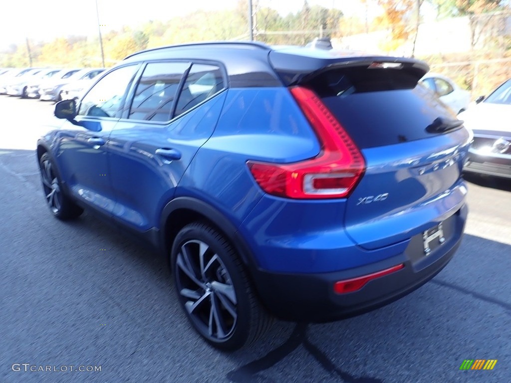 2021 XC40 T5 R-Design AWD - Bursting Blue Metallic / Charcoal photo #4