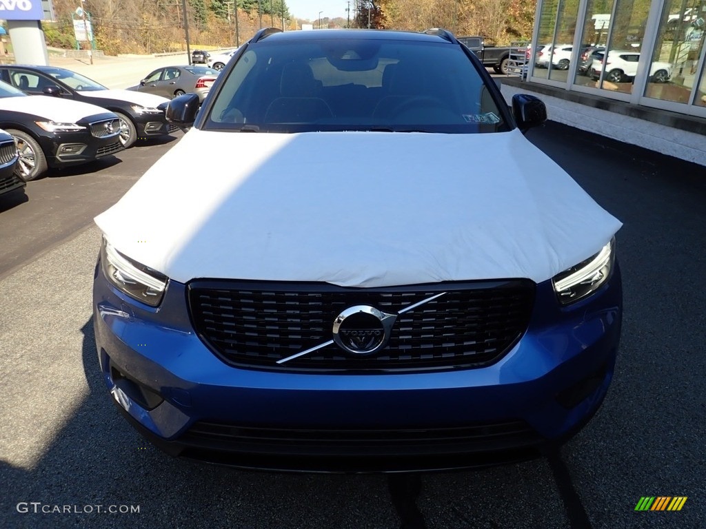 2021 XC40 T5 R-Design AWD - Bursting Blue Metallic / Charcoal photo #6