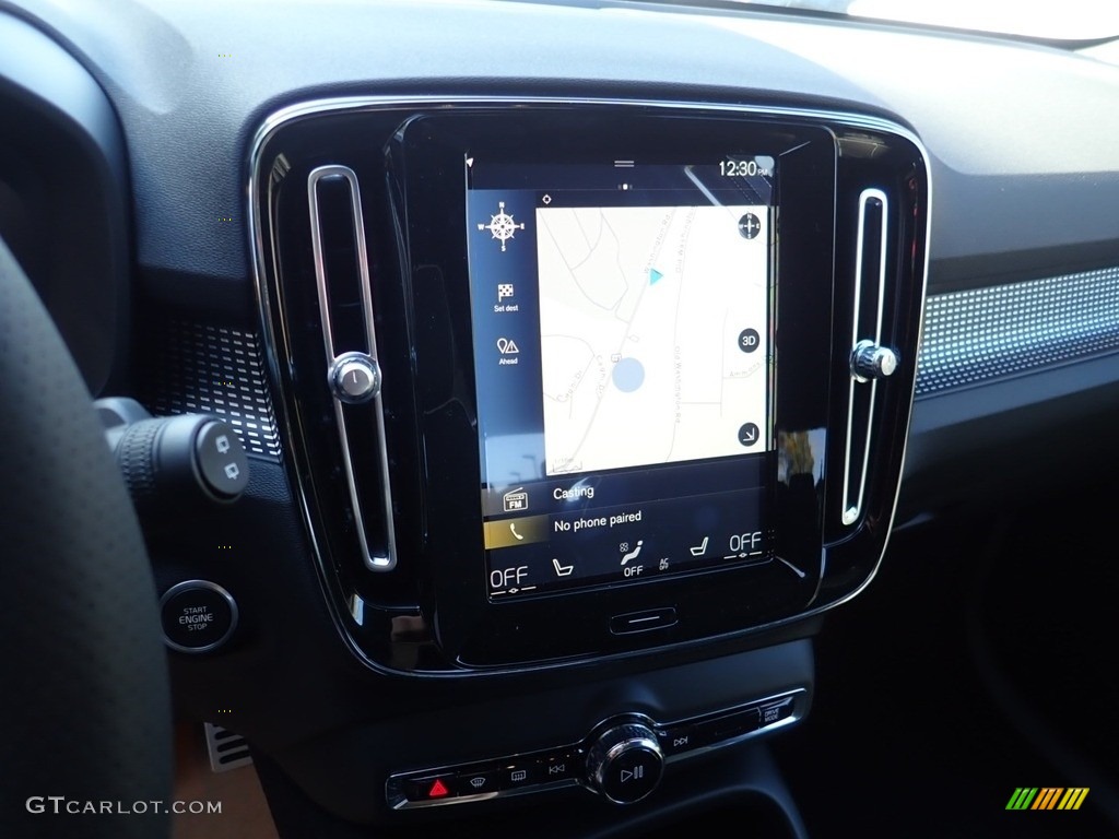 2021 XC40 T5 R-Design AWD - Bursting Blue Metallic / Charcoal photo #14