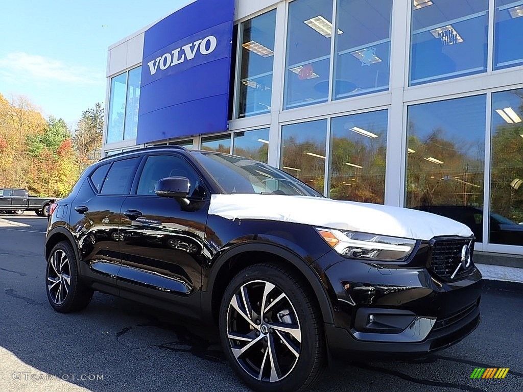Onyx Black Metallic 2021 Volvo XC40 T5 R-Design AWD Exterior Photo #139979269
